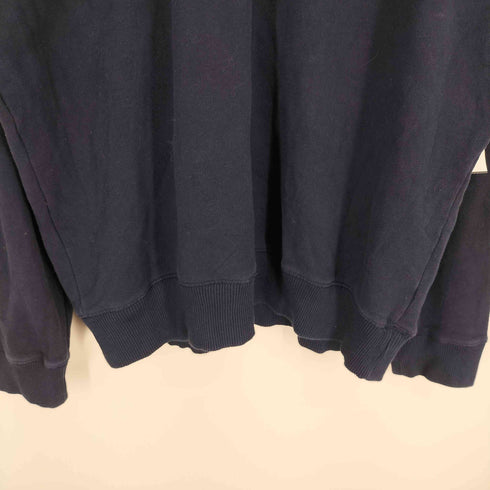 トミーヒルフィガー TOMMY HILFIGER ロゴ刺繍 ショールカラー スウェット シャツ メンズ import:XL